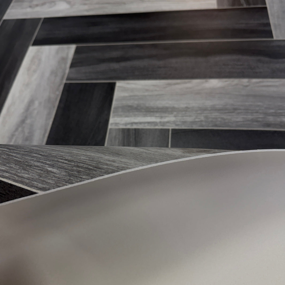 Luna Modern Herringbone Vinyl