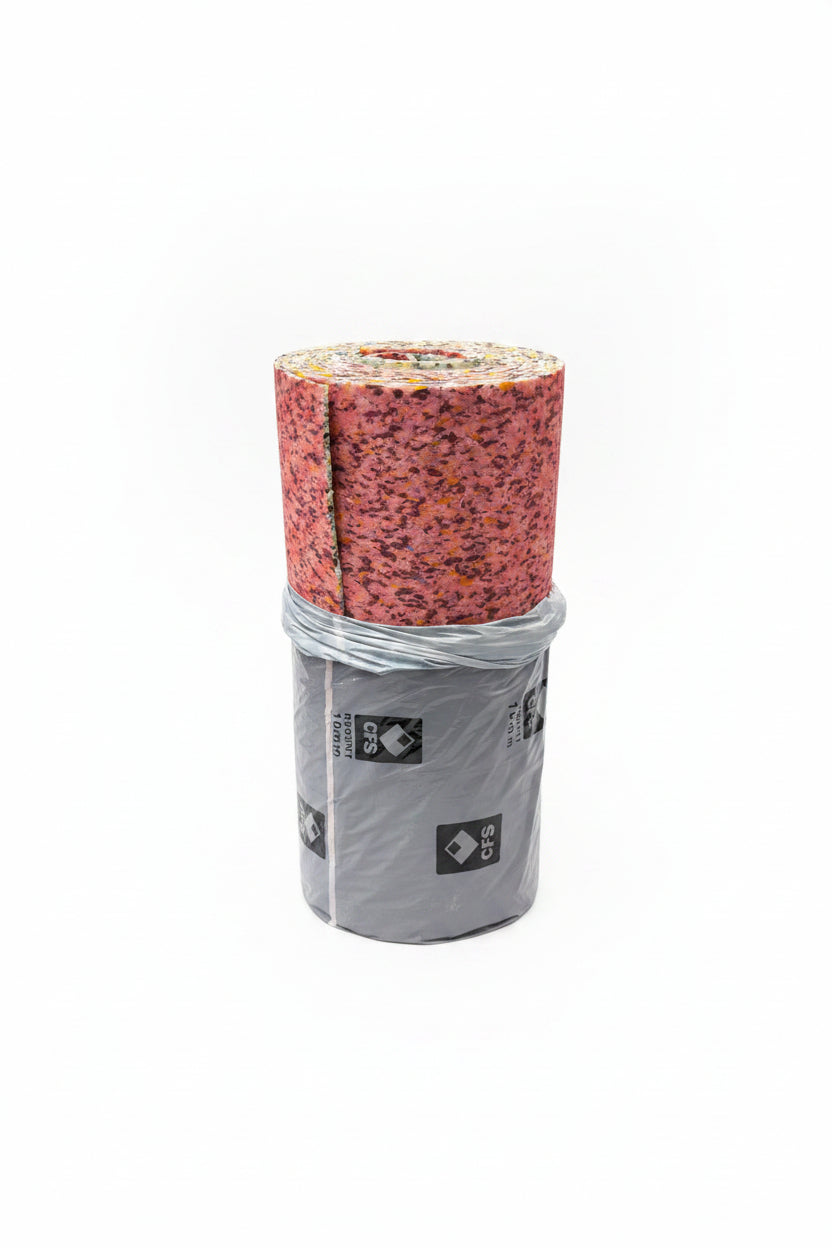 Roll of 10mm cfs carpet underlay