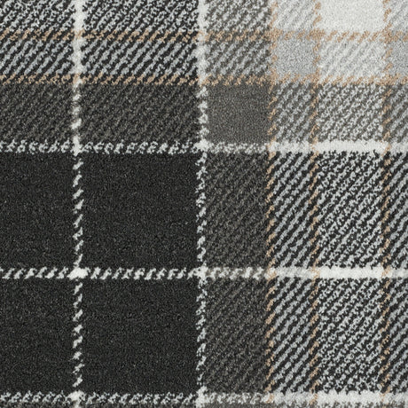 Black Plaid Carpet