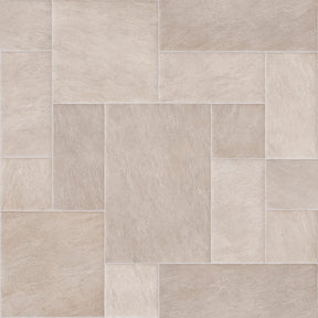 Abingdon Comfort tile effect vinyl in Champagne Beige