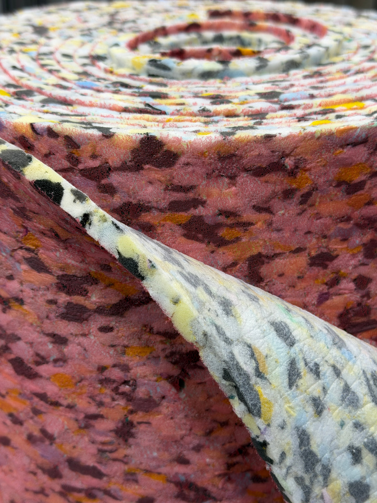 CFS 10mm carpet underlay showing close up