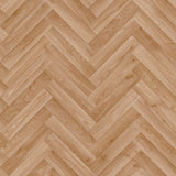 Abingdon Comfort herringbone vinyl in Rich Vintage Oak