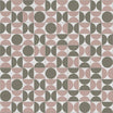 Lifestyle Boho Bliss retro patterned vinyl shown in Glam Rock