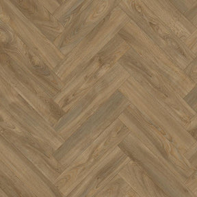 Beauflor Ultragrip Eminence herringbone vinyl in Laurel Oak 669D
