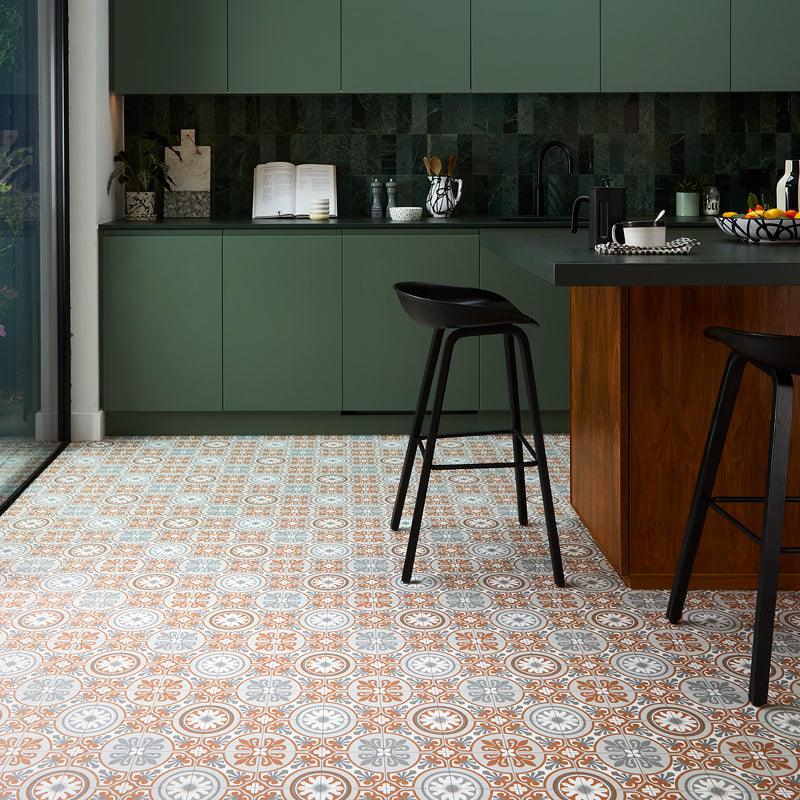 QueensTex Victorian Tile Vinyl
