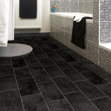 Lifestyle QueensTex tile effect vinyl flooring, colour Springfield